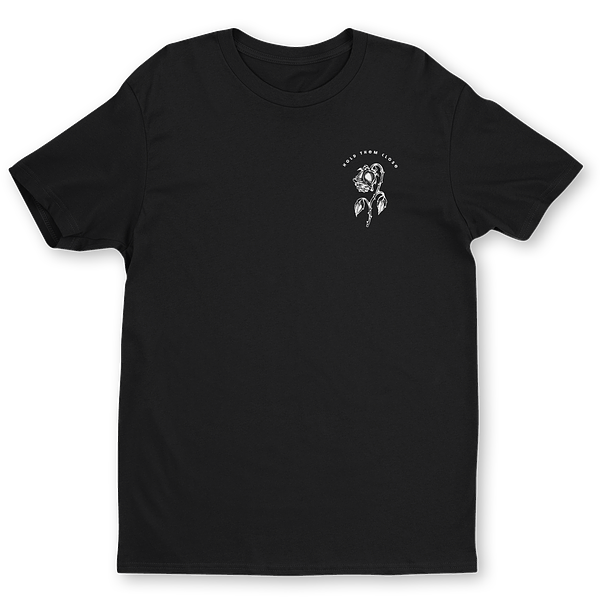 HTC Rose Dark (front+back) — T-shirt alternate